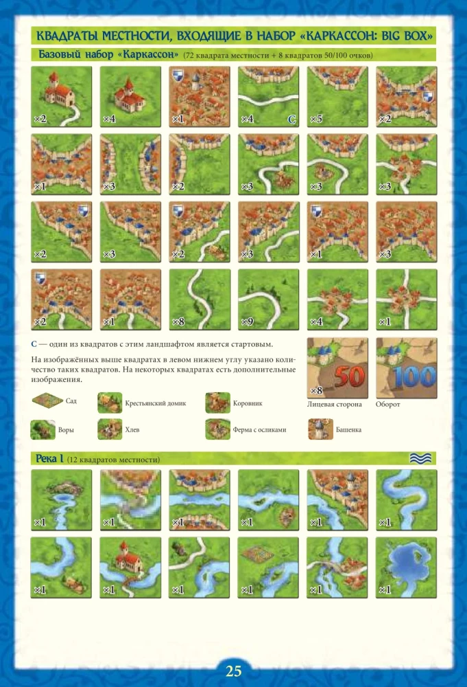 Galda spēle - Karakasons (Carcassonne). Big Box
